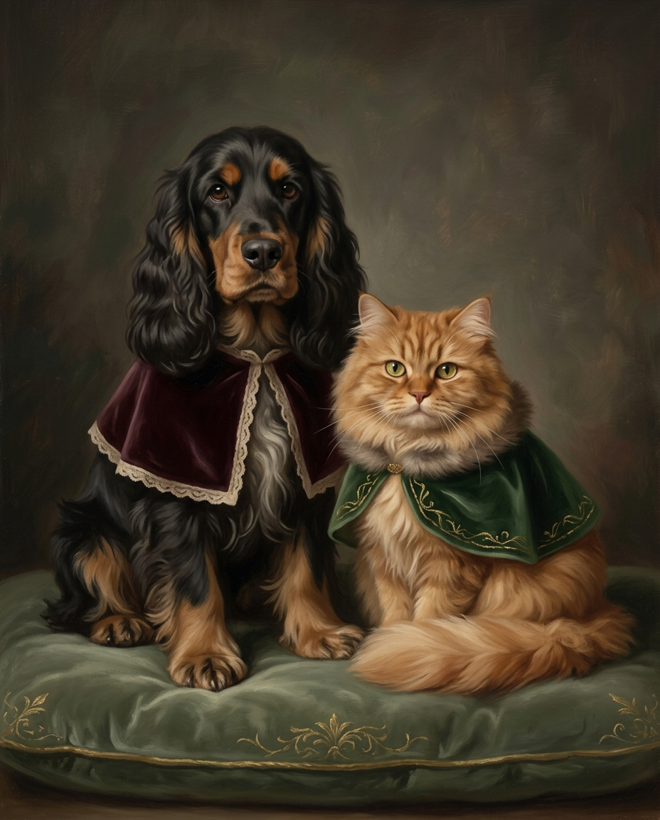 Royal Pet Portrait example 2